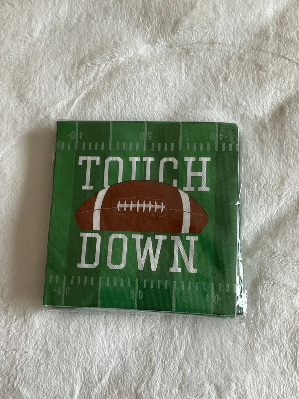 Football Party Snack Set hosting items